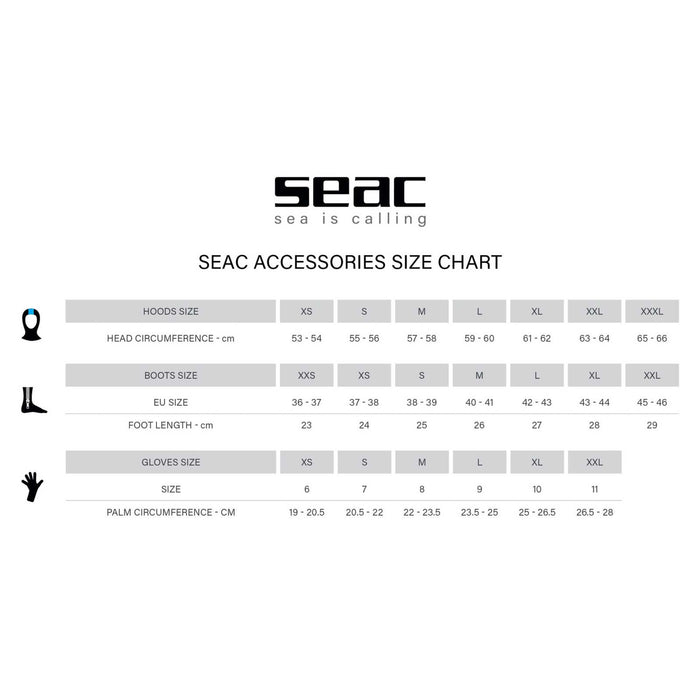 Sokken Standaard Hd 2,5mm XL Seac 0403-05