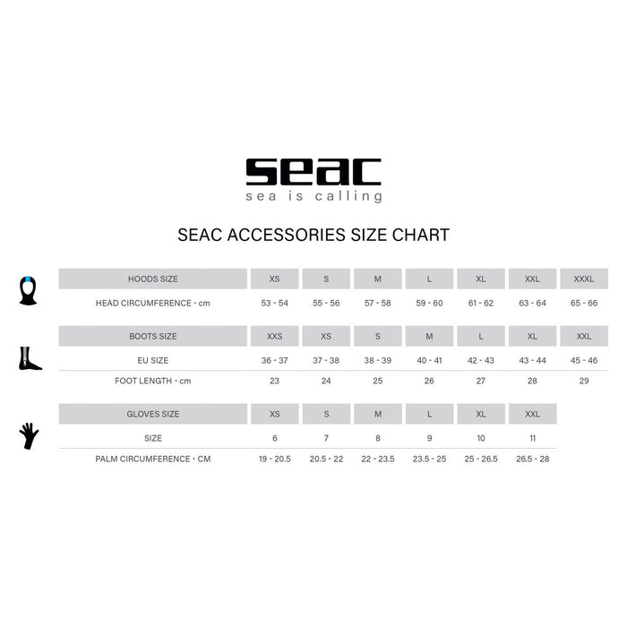 Sokken Standaard Hd 5mm XL Seac 21-17-5-XL
