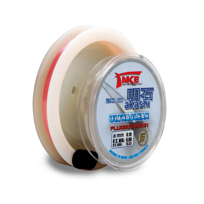 Vissnoer Fishing Ferrari Neemt Akashi Fluorocarbon Dubbele Spoel 50m Roze+20m Helder