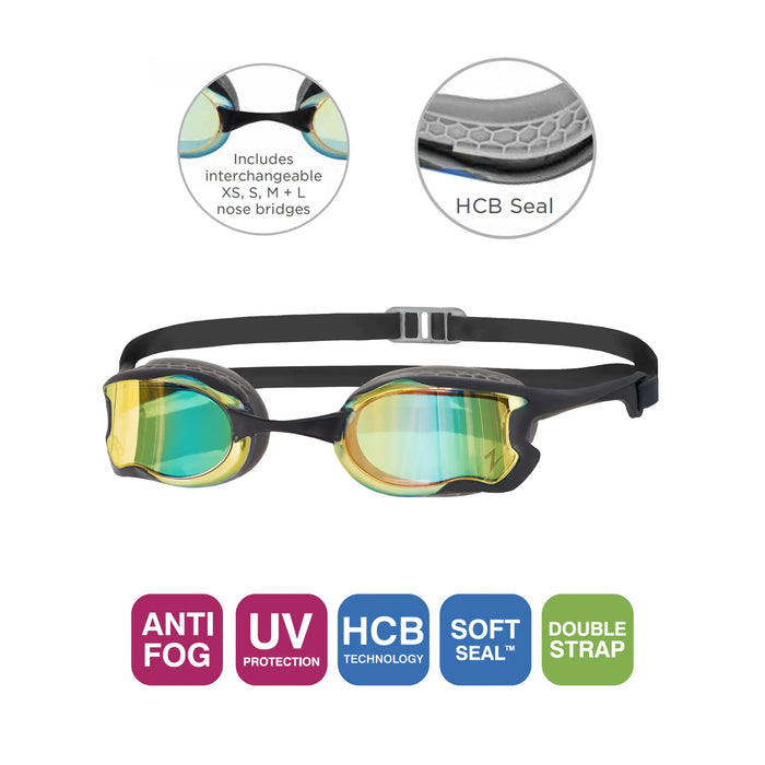 Goggles Zoggs Raptor HCB Titanium