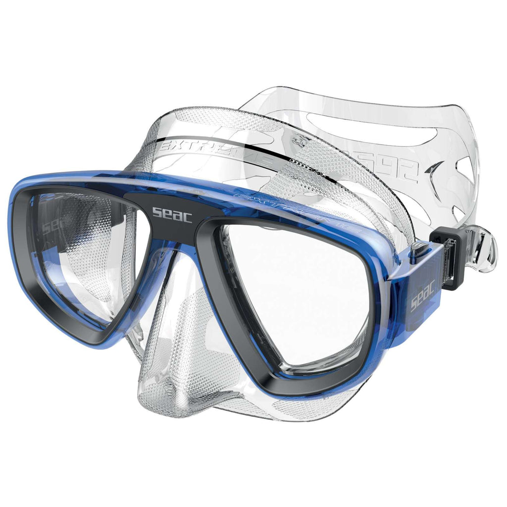 Duik Snorkelmasker Extreme 50 Helder-Licht-Blauw Seac 75-65BC-SKL