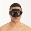 Duik Snorkelmasker Extreme 50 Zwart-Zwart Seac 75-65N-SBL