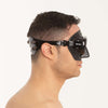 Duik Snorkelmasker Extreme 50 Zwart-Zwart Seac 75-65N-SBL