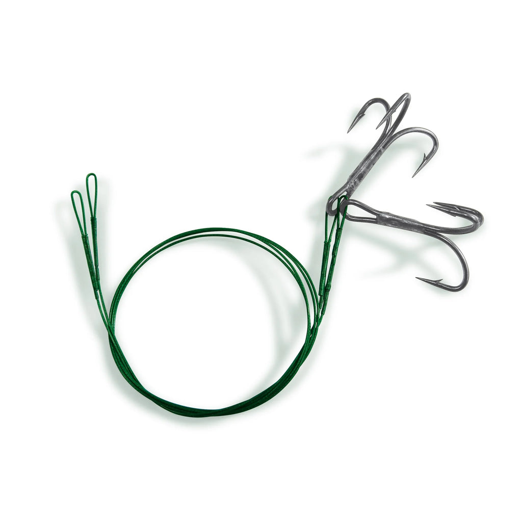 Wire Leader Lineaeffe With Treble Hook Without Swivel
