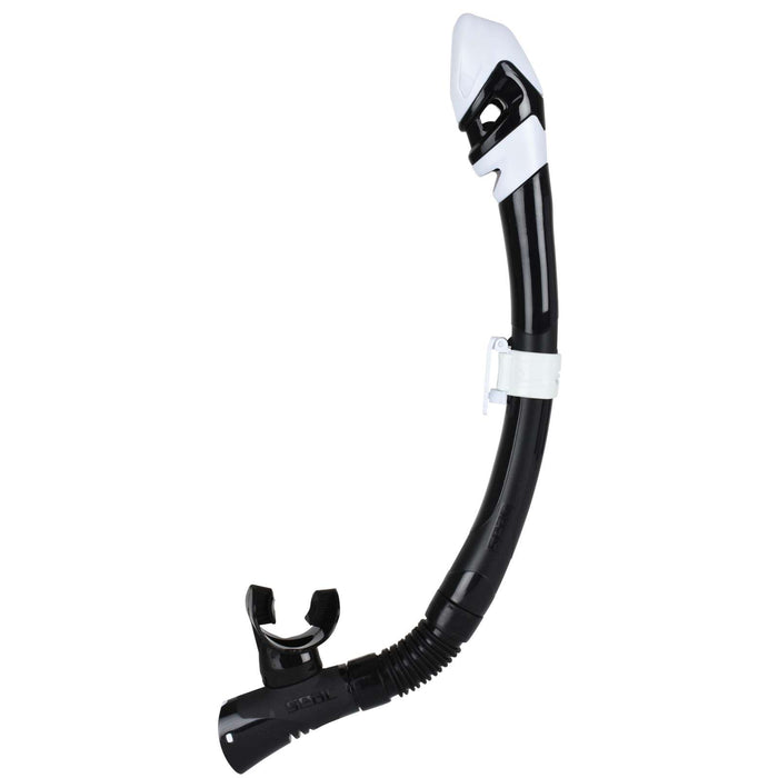 Duik Snorkelen Snorkel Fast Tech Droog Zwart-Wit Seac 84-32NW-SBL