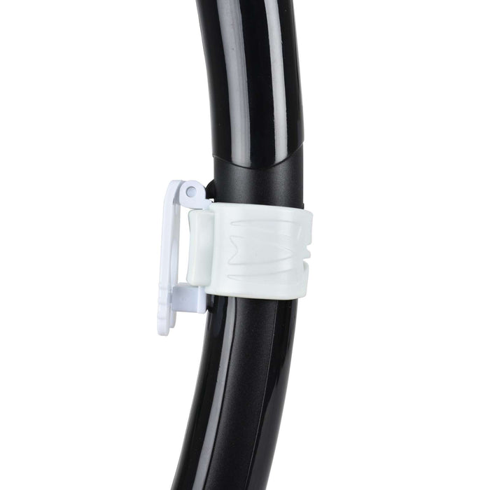 Duik Snorkelen Snorkel Fast Tech Droog Zwart-Wit Seac 84-32NW-SBL
