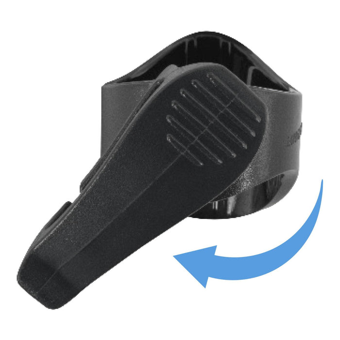 Duik Snorkelen Snorkel Reverse Droog Zwart-Blauw Seac 84-38B-SBL