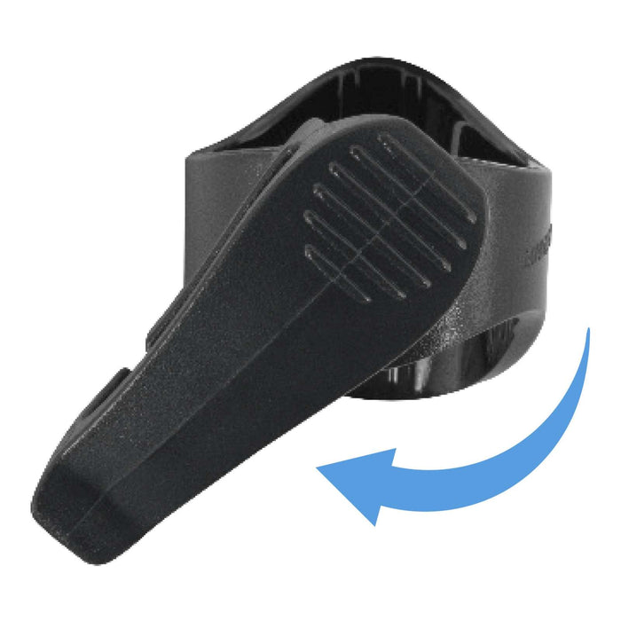Duik Snorkelen Snorkel Reverse Zwart Seac 84-39N-SBL