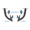 Duik Snorkelen Snorkel Reverse Zwart Seac 84-39N-SBL