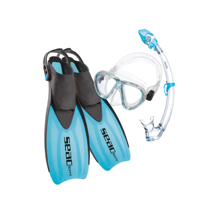 Snorkelset SEAC Tris Sprint Dry JR