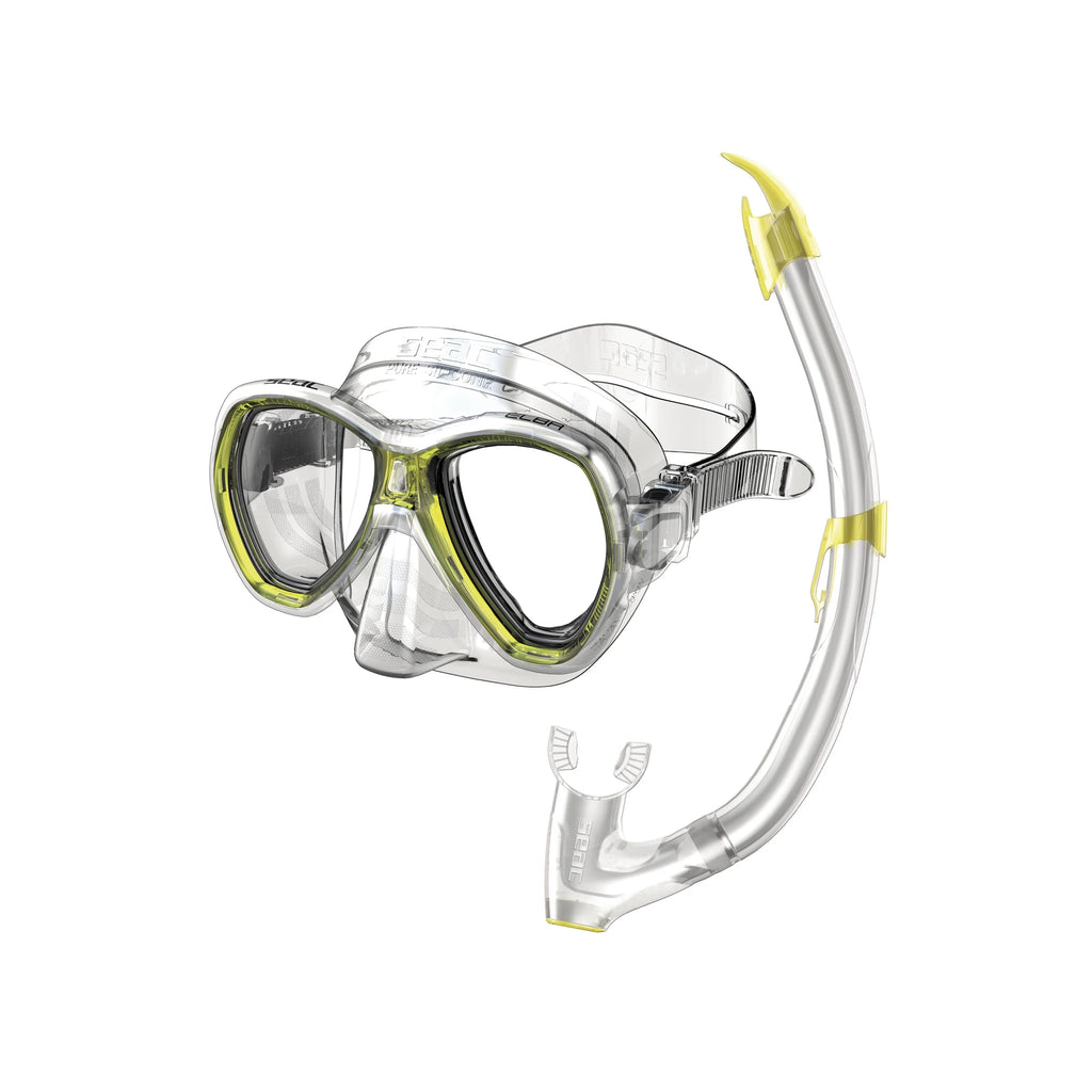 Snorkelset SEAC Elba met Klep