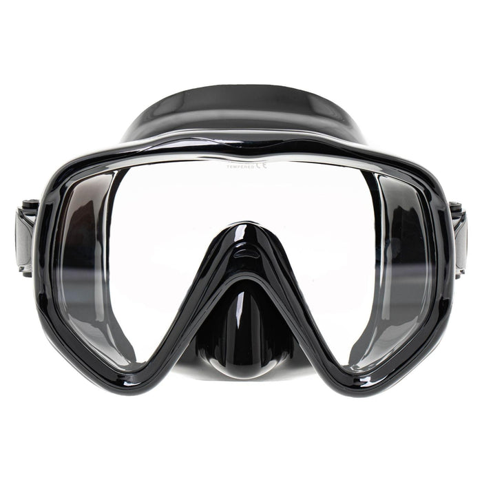 Diving Mask Visualator Zwart Marlin 9899