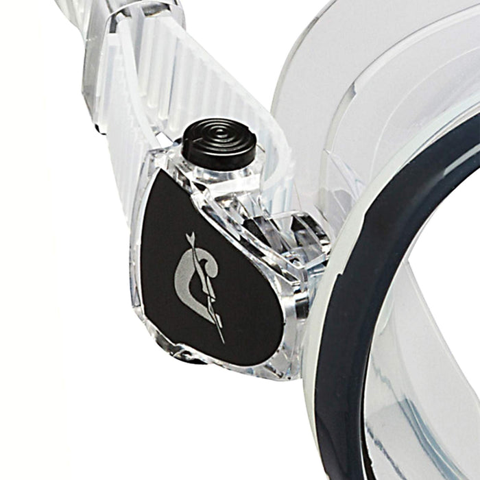 Duik Silicoon Masker F-dual Transparant-Geel Cressi ADS500010