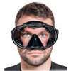 Duik Silicoon Masker F-dual Metaal-Blauw Cressi ADS502051
