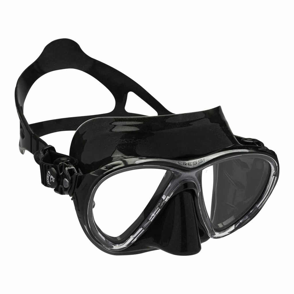 Duik Siliciummasker Evo Big Eyes Donkere-Zwart Cressi DS336550