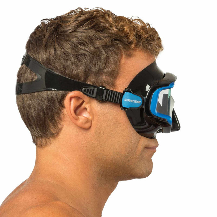 Duik Silicoon Masker Liberty Triside Donkerblauw Cressi DS455020