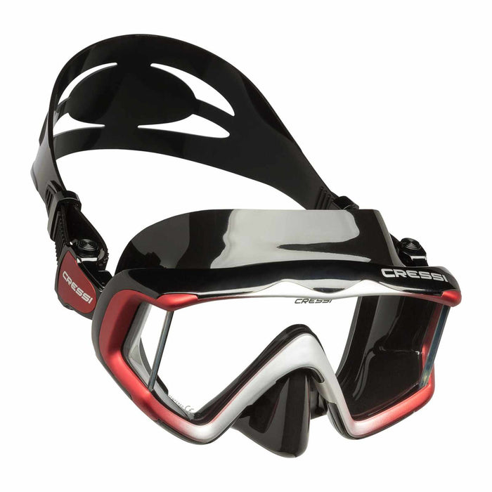 Duik Silicoon Masker Liberty Triside Donker-Rood Cressi DS455058