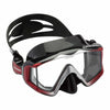 Duik Silicoon Masker Liberty Triside Donker-Rood Cressi DS455058