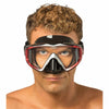 Duik Silicoon Masker Liberty Triside Donker-Rood Cressi DS455058