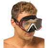 Duik Silicoon Masker Liberty Triside Donker-Rood Cressi DS455058