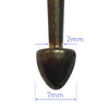 Competitie wishbone met ballen roestvrij staal Cressi EFA350029