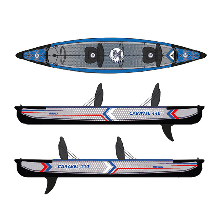 Inflatable Kayak Kohala Caravel 440