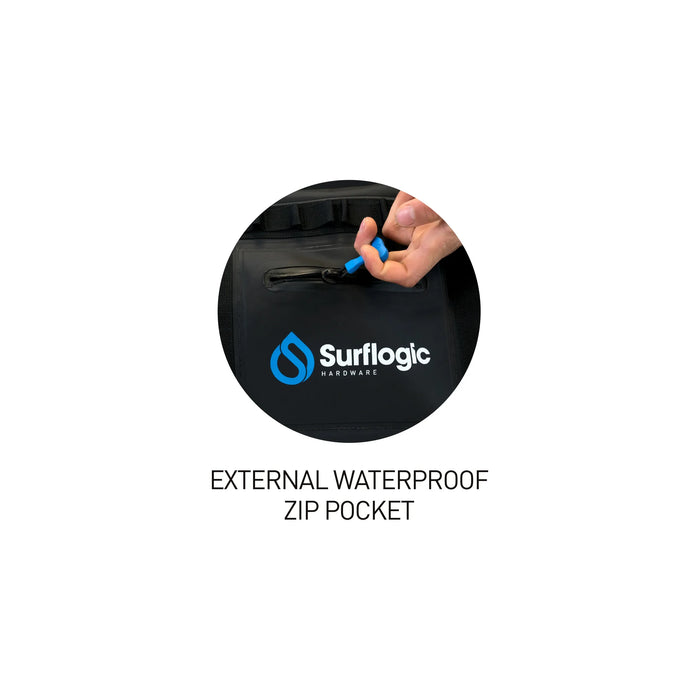 Waterdichte duffel tas 50L Zwart Surflogic
