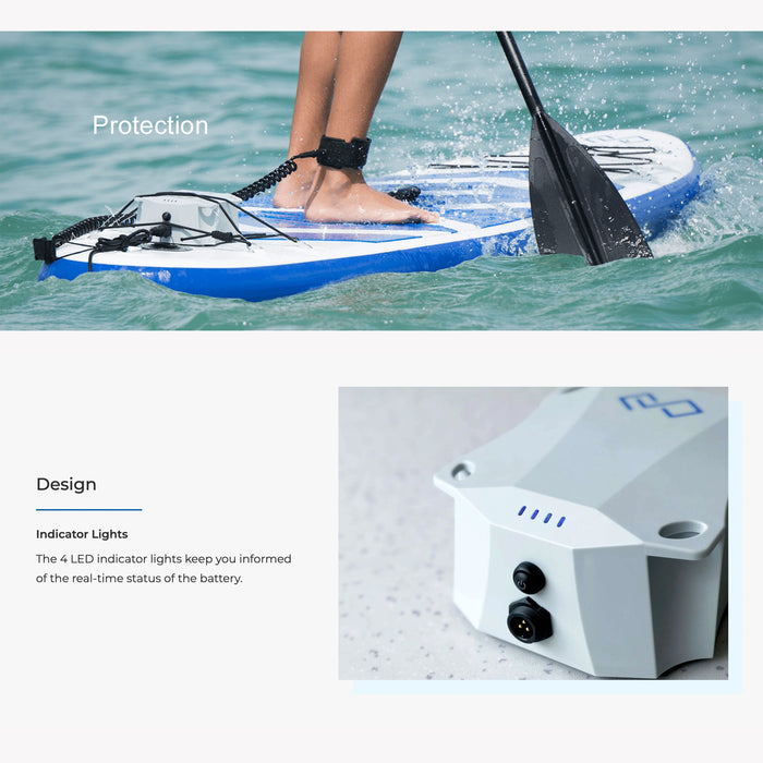 Lichtgewicht Motor voor Stand Up Paddle Boards Vaquita Epropulsion
