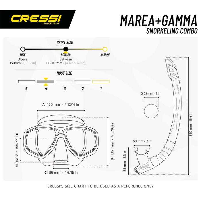 Snorkelset Marea Vip Cressi