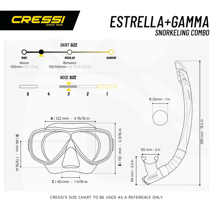 Snorkelset Estrella Vip Cressi