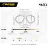 Snorkelmasker Marea Colorama Cressi