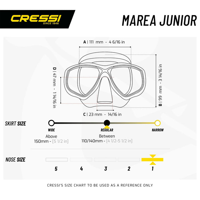 Snorkelmasker Marea Jr Cressi