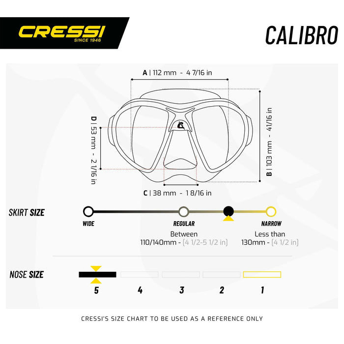 Snorkelset Calibro + Corsica Cressi