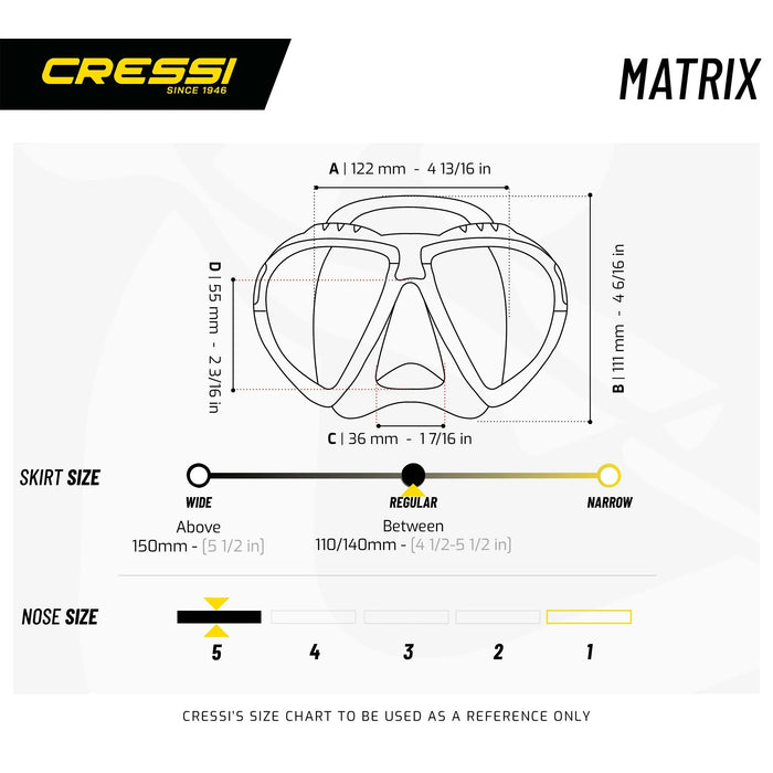 Duikmasker Matrix Cressi